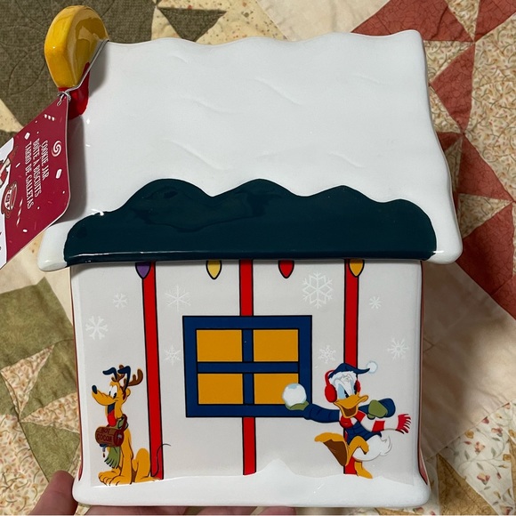 Mickey Mouse and Friends Holiday Cookie Jar - Picture 4 of 12